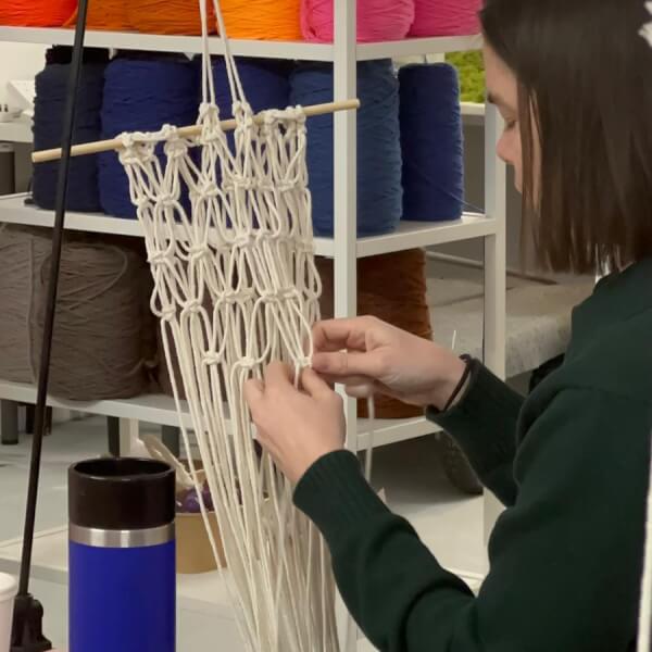 Macrame Shopping Bag Workshop review by Betty Chapin - London