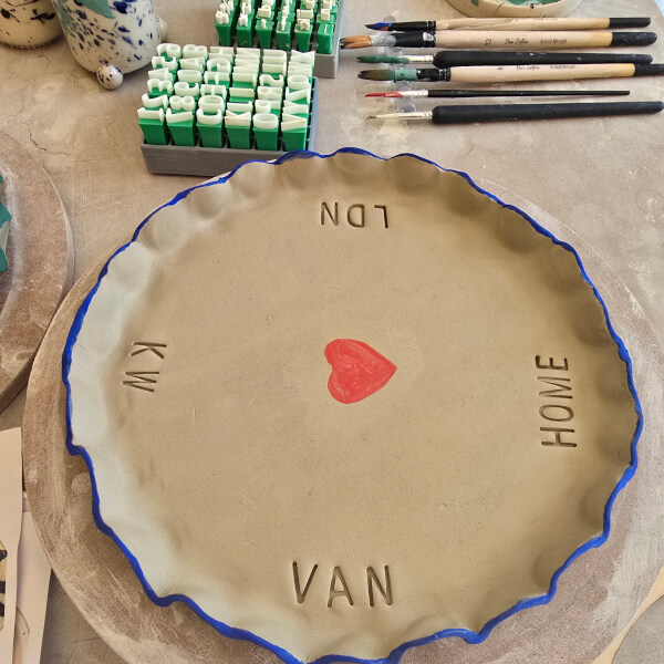 Make Your Own Ceramic Plates Workshop (2 Plates, 18cm) review by Hessah - London