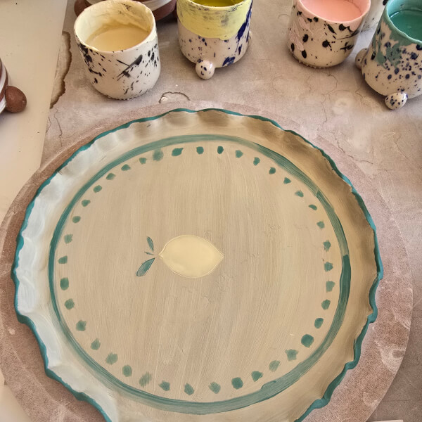 Make Your Own Ceramic Plates Workshop (2 Plates, 18cm) review by Hessah - London