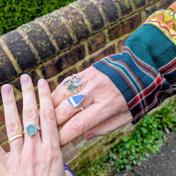 Make Your Own Seaglass or Pottery Jewellery Workshop review by Madeleine Maxwell - Oxford