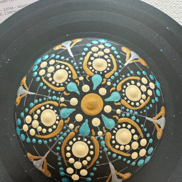 Mandala Dot Art Workshop review by Sarah Chivers - Bristol