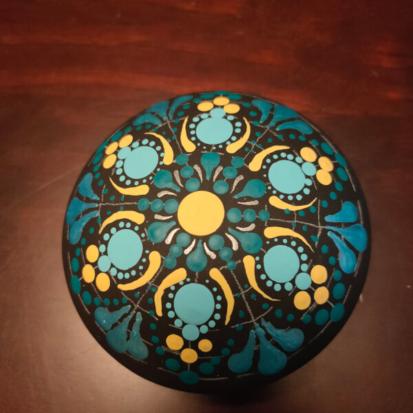 Mandala Dot Art Workshop review by Sharon Marshfield - Bristol
