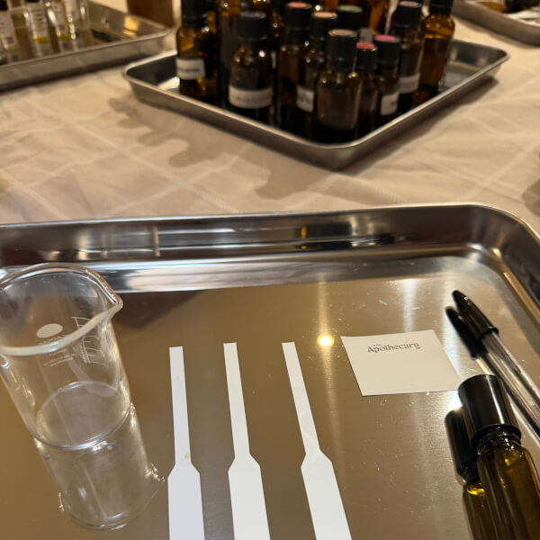 Natural Perfume Making Class review by Dan Steel - Manchester