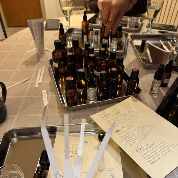 Natural Perfume Making Class review by Grace Halton - Manchester