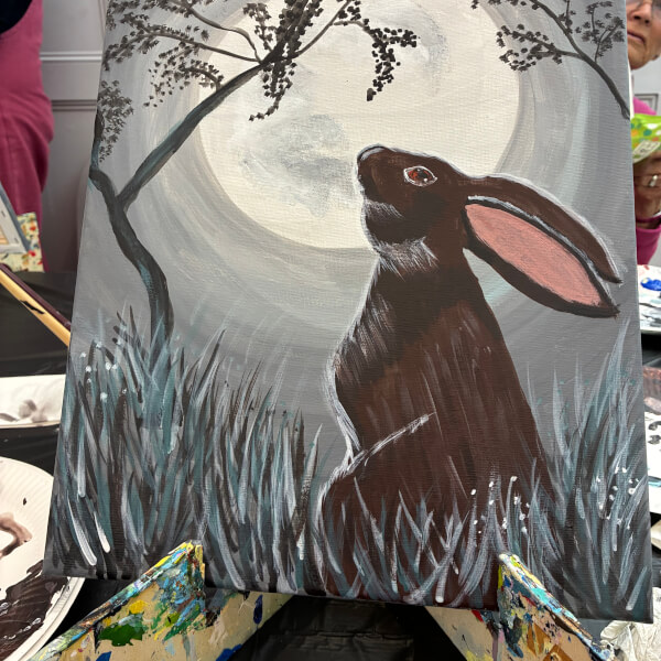 Paint and Sip Class - Barton Le Clay review by Tammy Giddings - Milton Keynes