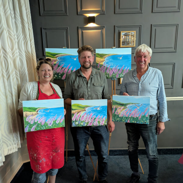 Paint and Sip Class - Bath review by Georgina Farmiloe - Bath