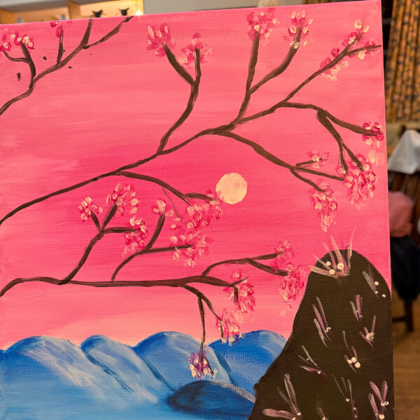 Paint and Sip Class - Berkhamsted review by Jenny Eggleton - Hemel Hempstead