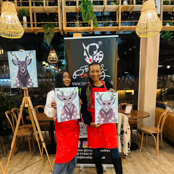 Paint and Sip Class - Bristol review by Tamara Adegbulugbe - Bristol