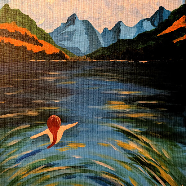 Paint and Sip Class - Brush Party - Iffley, Oxford review by Helen - Oxford