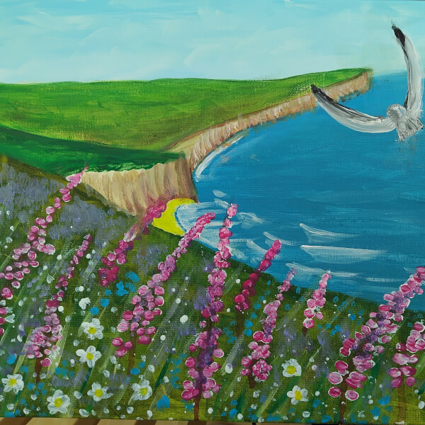 Paint and Sip Class - Brush Party - Upper Heyford, Bicester review by Clare Talbot - Oxford