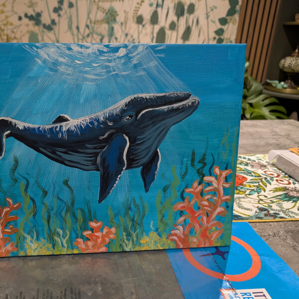 Paint and Sip Class - Brush Party with Rachael - Abingdon review by Sarah Turner - Oxford