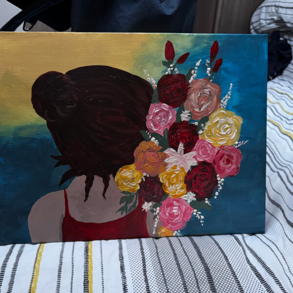 Paint and Sip Class - Brush Party with Rachael - Wallingford review by Sarah Johns - Oxford