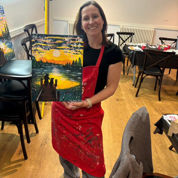 Paint and Sip Class - Brush Party with Rachael - Witney review by Bella Meeks - Oxford