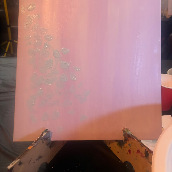 Paint and Sip Class-Brush Party with Sarah-Chipping Norton review by Kerry Tydeman - Oxford