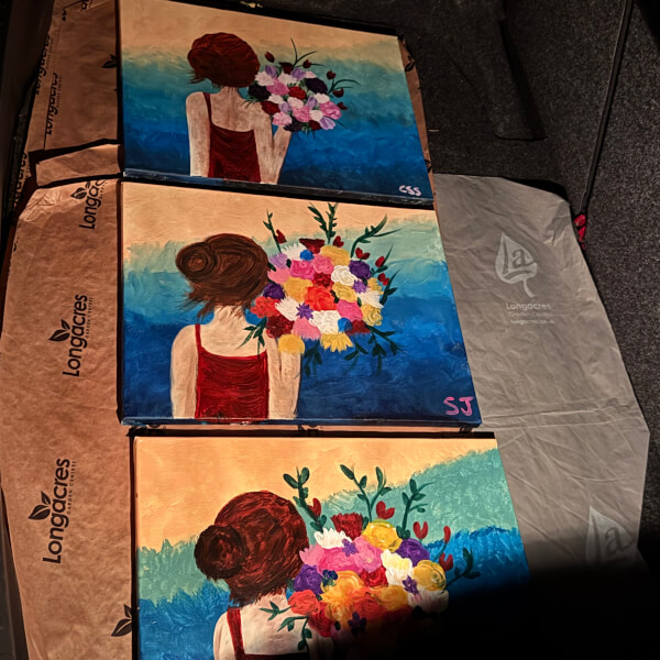 Paint and Sip Class - Camberley review by Lisa Andrews - Guildford