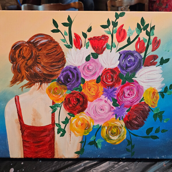 Paint and Sip Class - Camberley review by Phil - Guildford