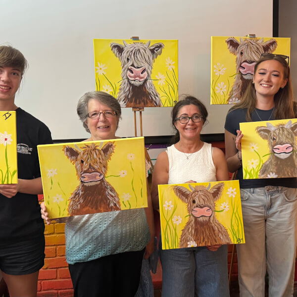Paint and Sip Class - Caversham review by Pauline Sims - Reading
