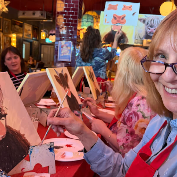 Paint and Sip Class - Central Watford review by Susan Quelch - Watford