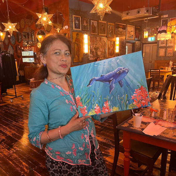 Paint and Sip Class - Central Watford review by Alexandra Kulanthai - Watford