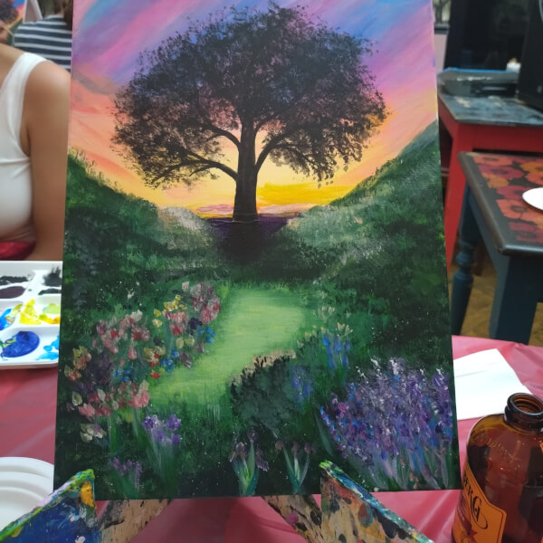Paint and Sip Class - Central Welwyn Garden review by Dawn-Marie Carr - St. Albans