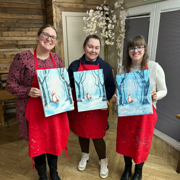 Paint and Sip Class - Dronfield review by Gemma Elliott - Sheffield