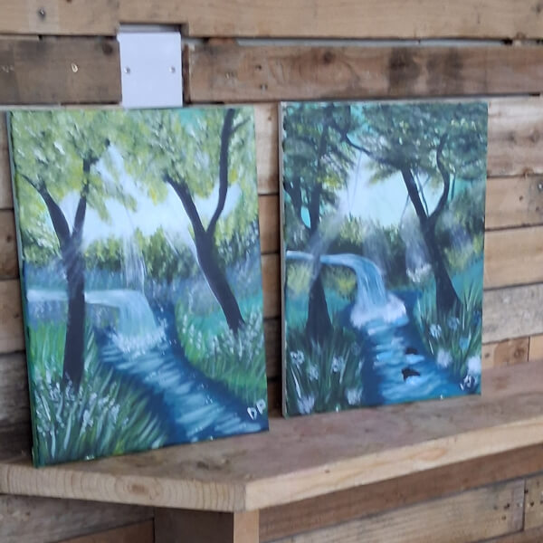 Paint and Sip Class - Dronfield review by Jillian S Fairbrother - Sheffield