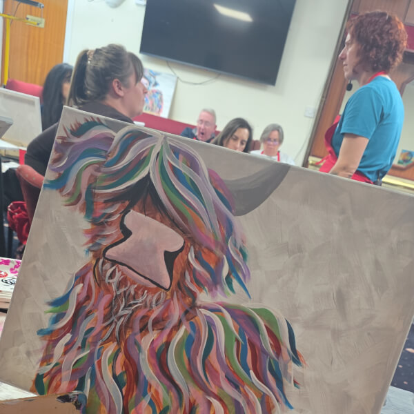Paint and Sip Class - Eton Wick review by Lacey Clarke - Slough