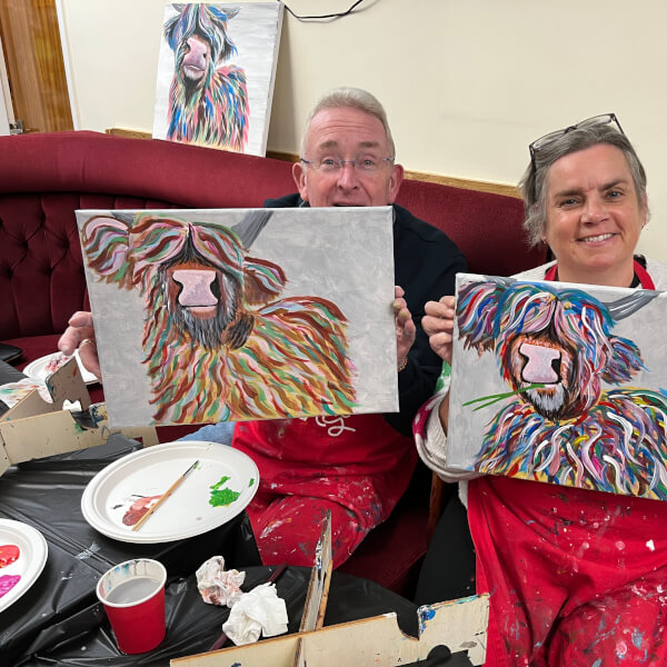 Paint and Sip Class - Eton Wick review by Jo Evans - Slough