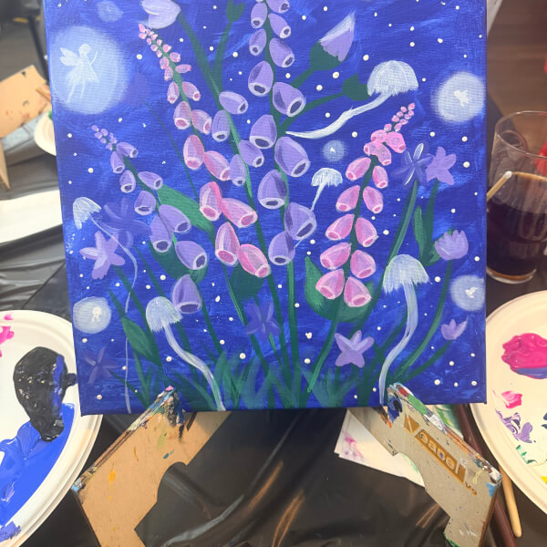 Paint and Sip Class - Greens Norton review by Rebecca - Northampton