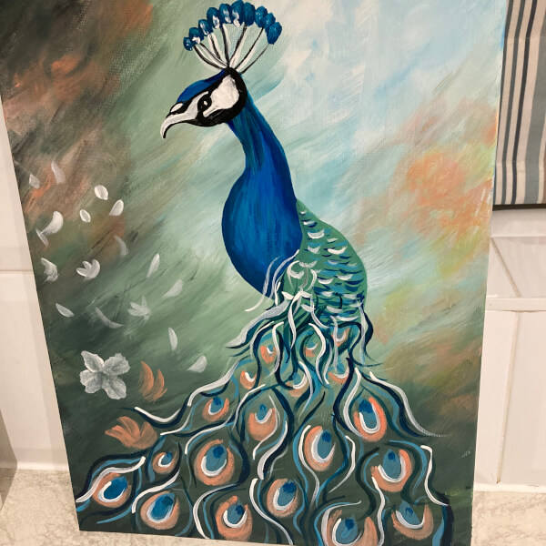 Paint and Sip Class - Hertford review by Karen Lavers - Stevenage