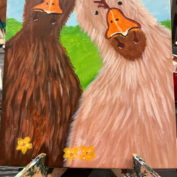 Paint and Sip Class - Holiday Inn Farnborough review by Dawn Failes - Guildford