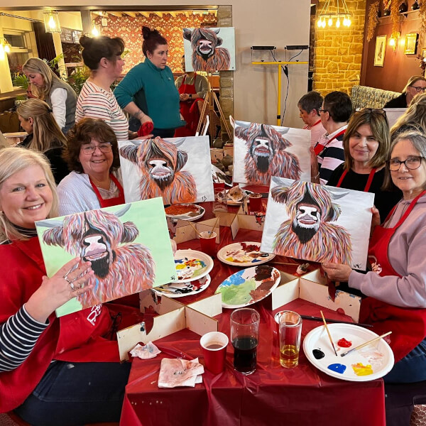 Paint and Sip Class - Hope Valley review by Caroline Grover - Sheffield