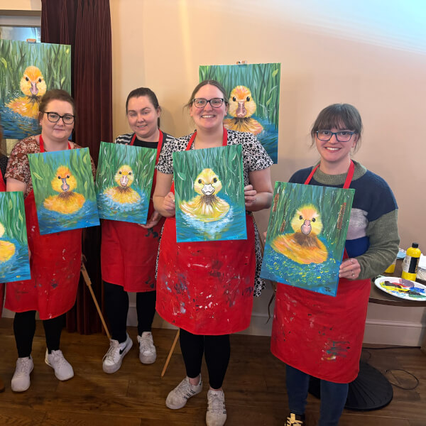 Paint and Sip Class - Hope Valley review by Tracey Webster - Sheffield