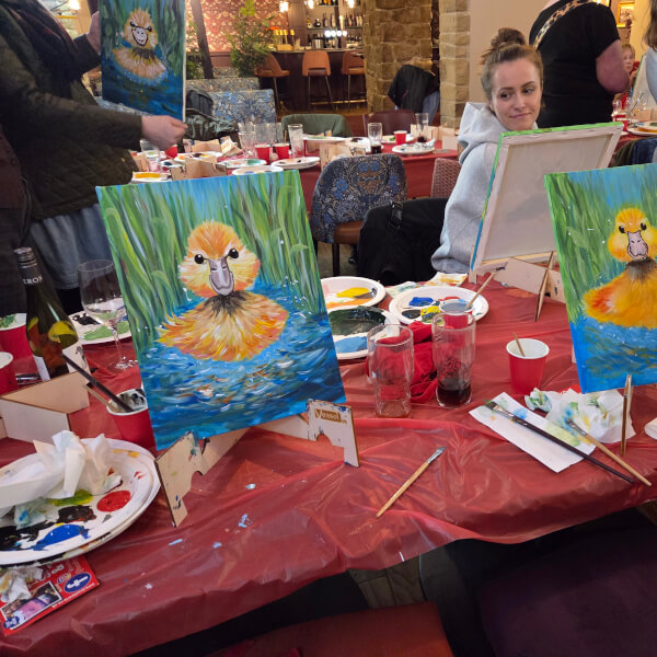 Paint and Sip Class - Hope Valley review by Esther Ankcorn - Sheffield