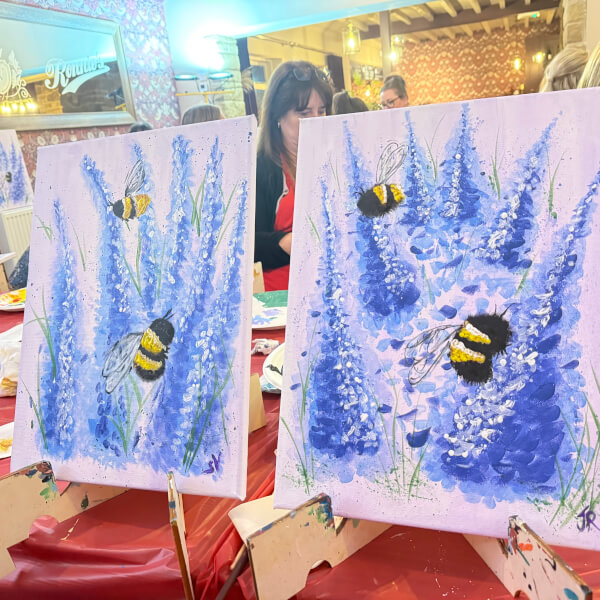 Paint and Sip Class - Hope Valley review by Julie Roberts - Sheffield