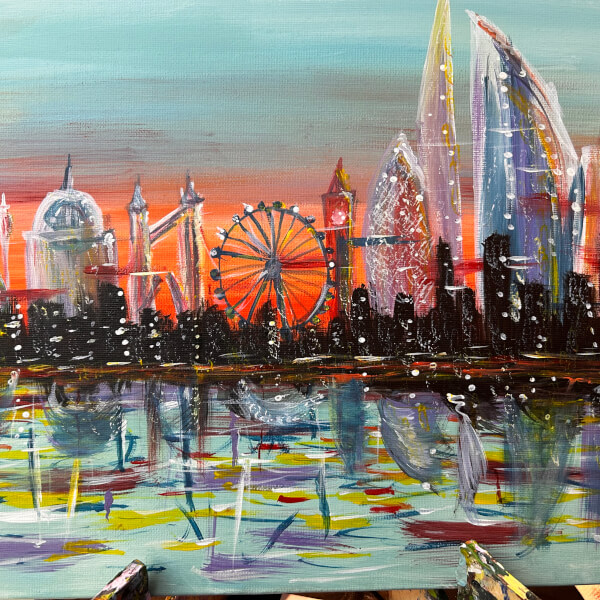 Paint and Sip Class - Leighton Buzzard review by Rachel Halling - Luton