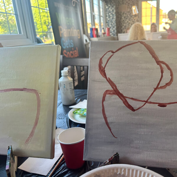 Paint and Sip Class - Leighton Buzzard review by Gayle Smith - Luton