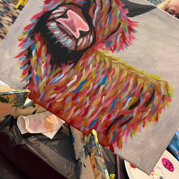 Paint and Sip Class - Leighton Buzzard review by Kate Meadows - Luton
