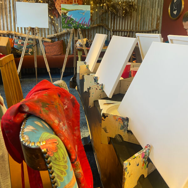 Paint and Sip Class - Mytchett, Camberley review by Amanda Fox - Guildford