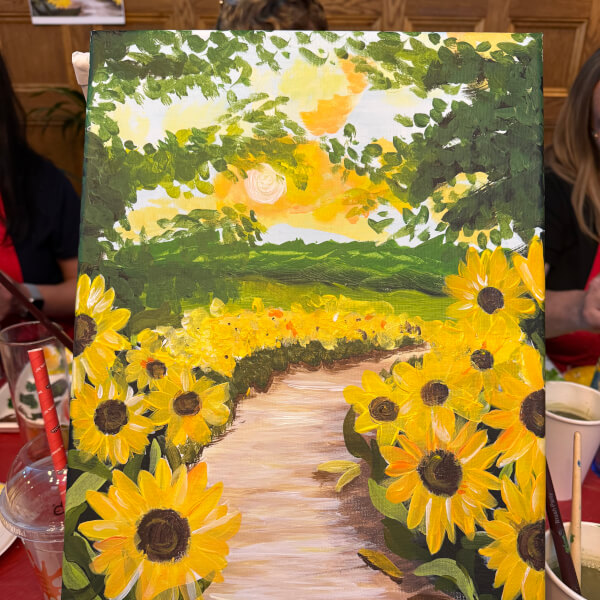 Paint and Sip Class - Radlett review by Hannah Stephenson - Watford