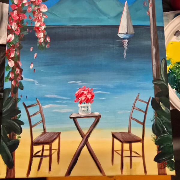 Paint and Sip Class - Reading review by Jackie Forrester - Reading