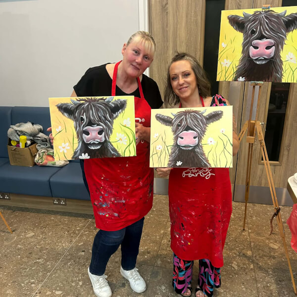 Paint and Sip Class - Rotherham review by Rebecca Rhodes - Sheffield