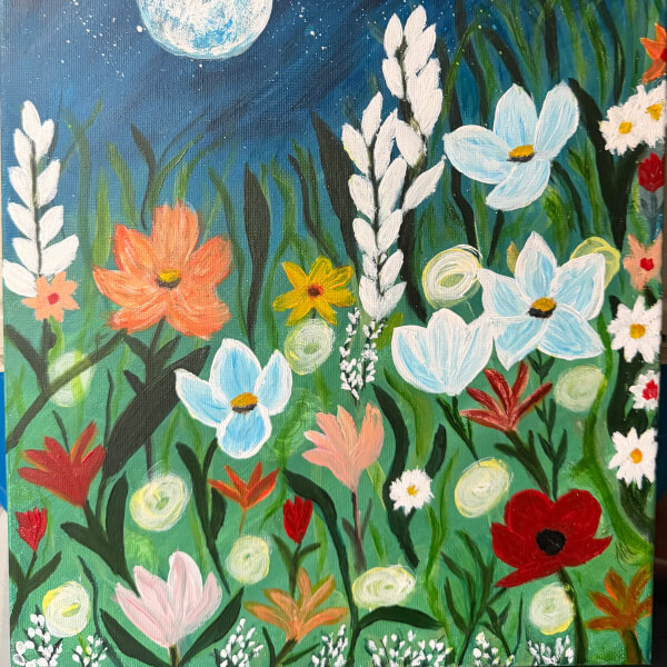 Paint and Sip Class - Sandhurst review by Mary Gillespie - Guildford