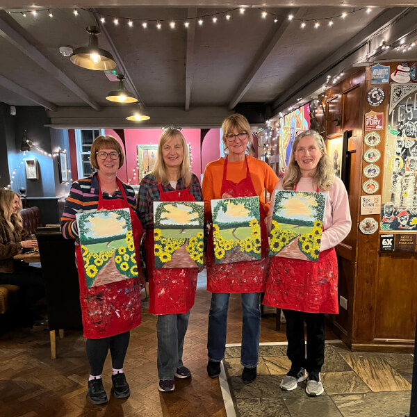 Paint and Sip Class - Sandhurst review by Dawn - Guildford