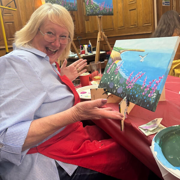 Paint and Sip Class - Sheffield review by Julie Roberts - Sheffield