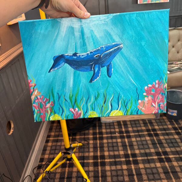 Paint and Sip Class - St Albans review by Hannah Stephenson - St. Albans