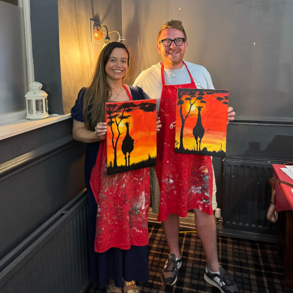 Paint and Sip Class - St Albans review by Whitney Beames - St. Albans