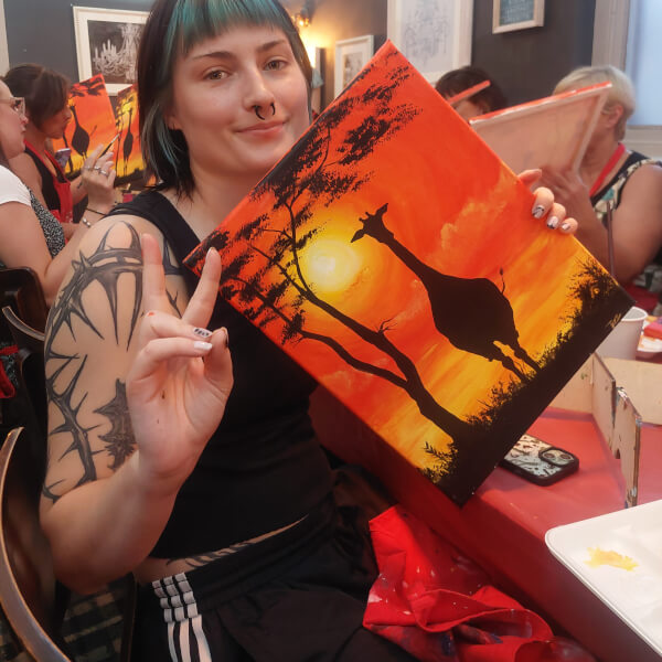 Paint and Sip Class - St Albans review by Georgina Robertson - St. Albans