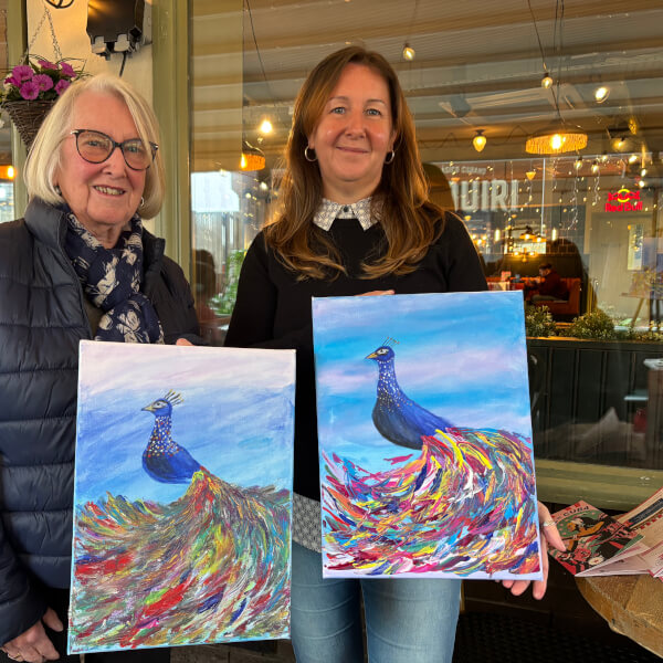 Paint and Sip Class - the Hungry Brush, Milton Keynes review by Ruth - Milton Keynes