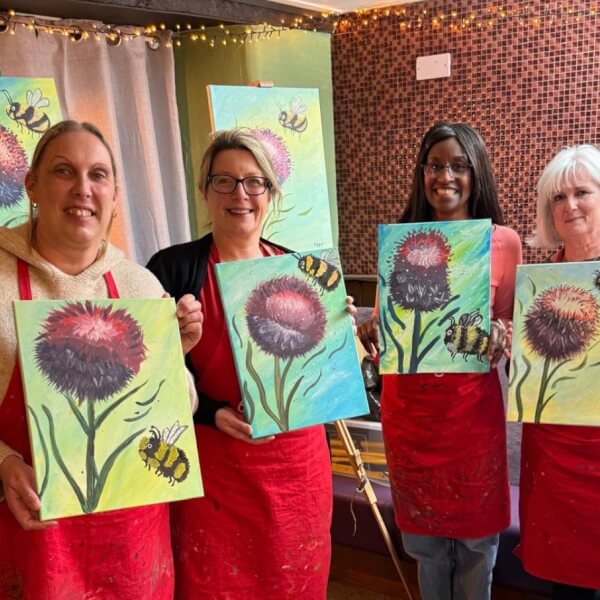 Paint and Sip Class - Thornbury review by Wendy Pownall - Bristol